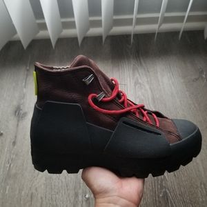 Converse lugged hi black and brown Gore-tex shoes, storm boots